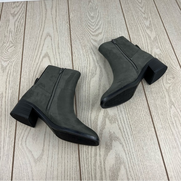 Style & Co Women's Orleyy Zip Dress Booties 8M Dark Grey MC - Picture 4 of 9